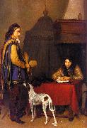 Gerard Ter Borch The Dispatch oil painting on canvas